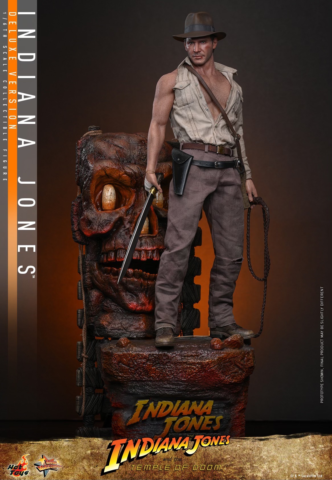 Pre-Order Hot Toys Indiana Jones Temple of Doom Deluxe Sixth Scale Figure MMS861